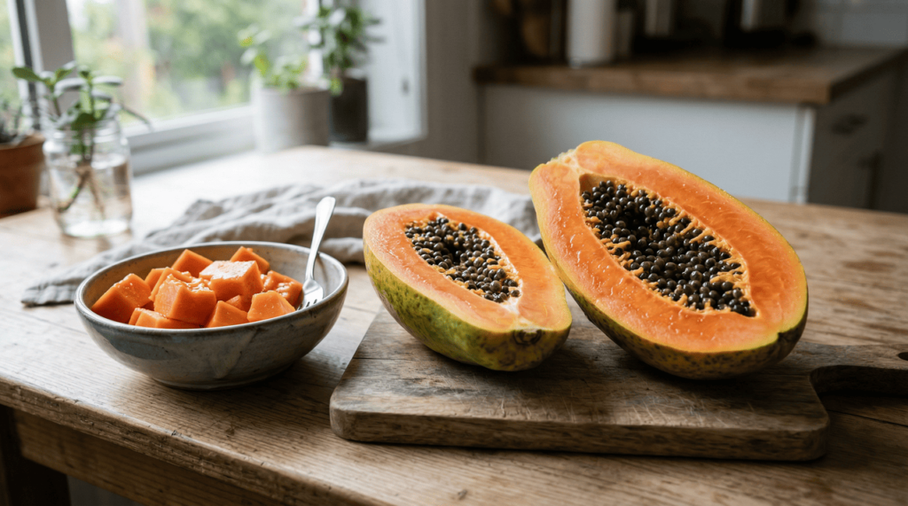 Intestino preso: como o consumo de mamão afeta o funcionamento do trato digestivo