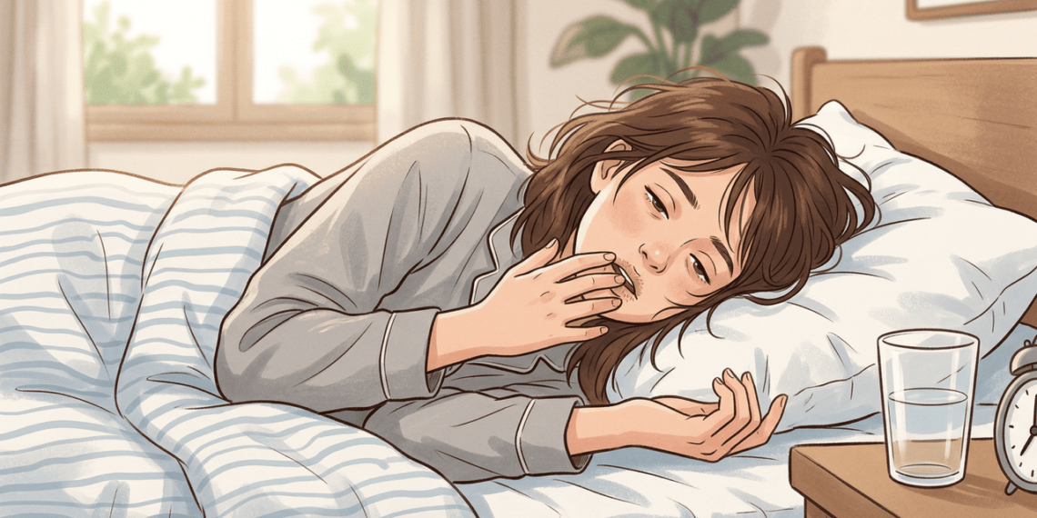 Ter a boca seca ao acordar tem explicação biológica e solução eficaz segundo cientistas