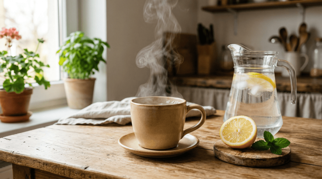 Beber água quente realmente emagrece, melhora a pele e alivia cólicas