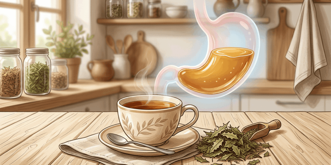 Funciona como um calmante natural para o estômago, mas sob uma condição: só consumo o chá de espinheira-santa em jejum