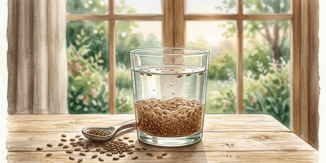 Funciona como um bálsamo para os intestinos, mas sob uma condição: só consumo o chá de linhaça de uma vez