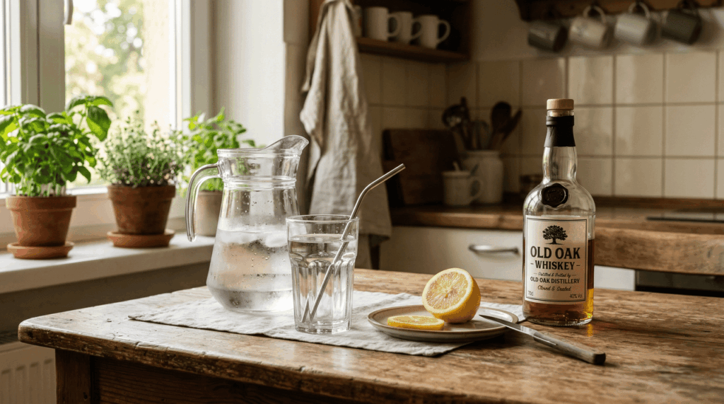 Como se altera a condição do fígado depois que uma pessoa para de consumir álcool por um mês?