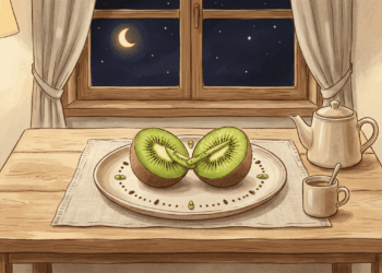 Incluir Kiwi na rotina noturna pode ser o impulso natural que o seu sono precisa