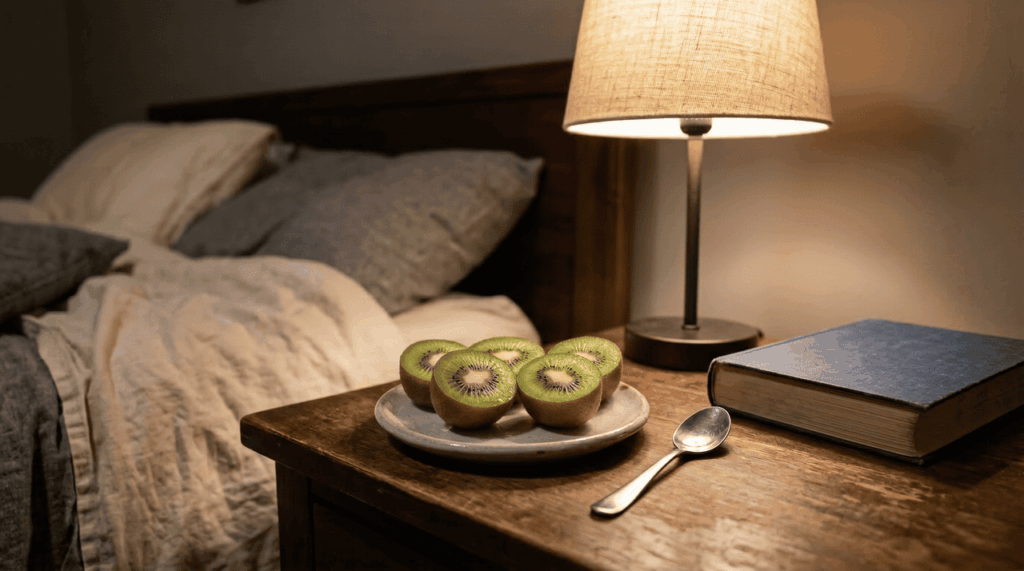 Incluir Kiwi na rotina noturna pode ser o impulso natural que o seu sono precisa
