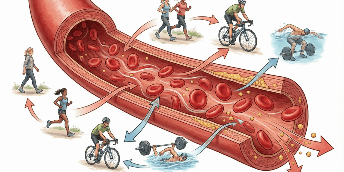 Os cinco exercícios essenciais para reduzir o colesterol