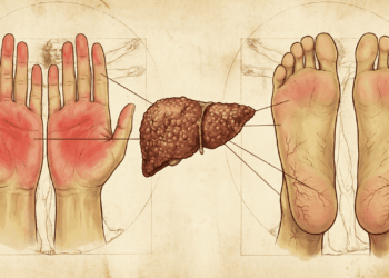 5 sintomas de doença hepática que só podem ser vistos nas mãos e nos pés