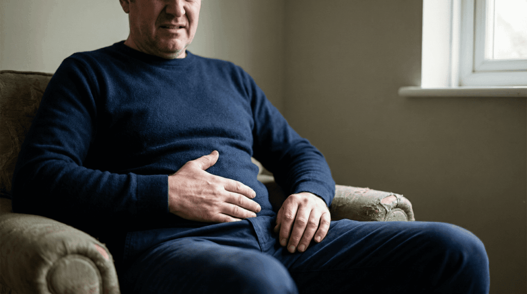 Por que os homens devem se atentar aos desconfortos na parte inferior do abdômen