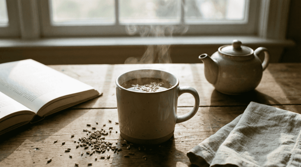 A bebida ideal para ajudar a desinchar a barriga se você comeu muito pão ou farinha