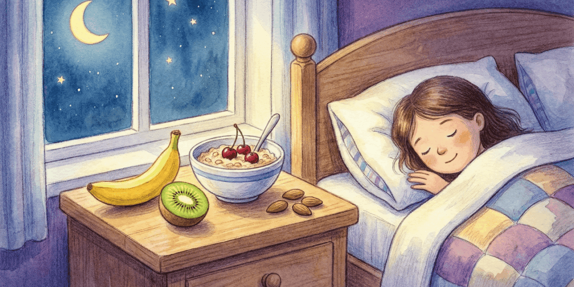 7 alimentos que podem ajudar você a dormir melhor à noite