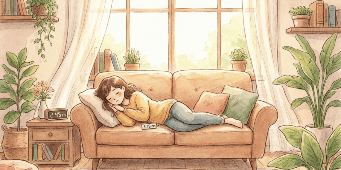 Então, uma soneca à tarde é saudável: "Sonecas à tarde são uma necessidade muito natural e saudável. Mas não durma por horas a fio”