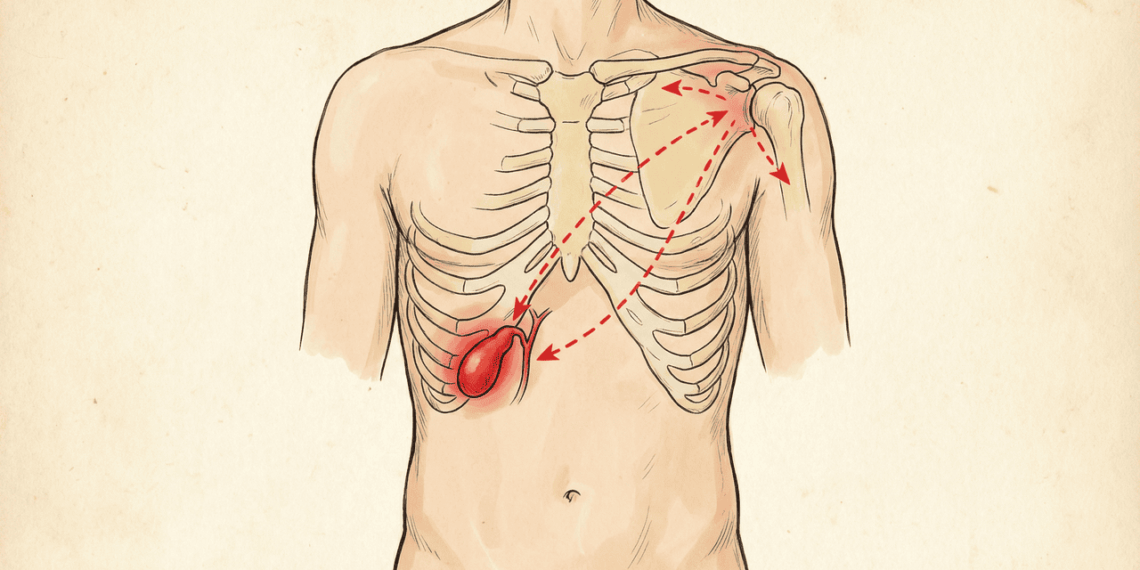 Onde dói quando a vesícula está com pedras?