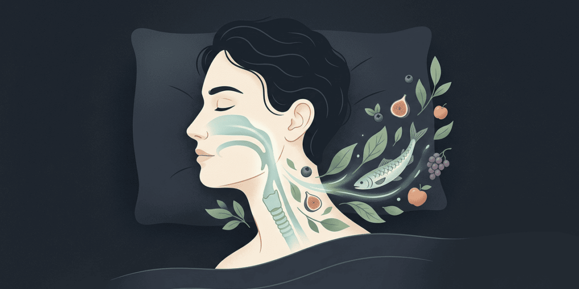 Apneia do sono: como o consumo de alimentos anti-inflamatórios afeta a obstrução das vias aéreas