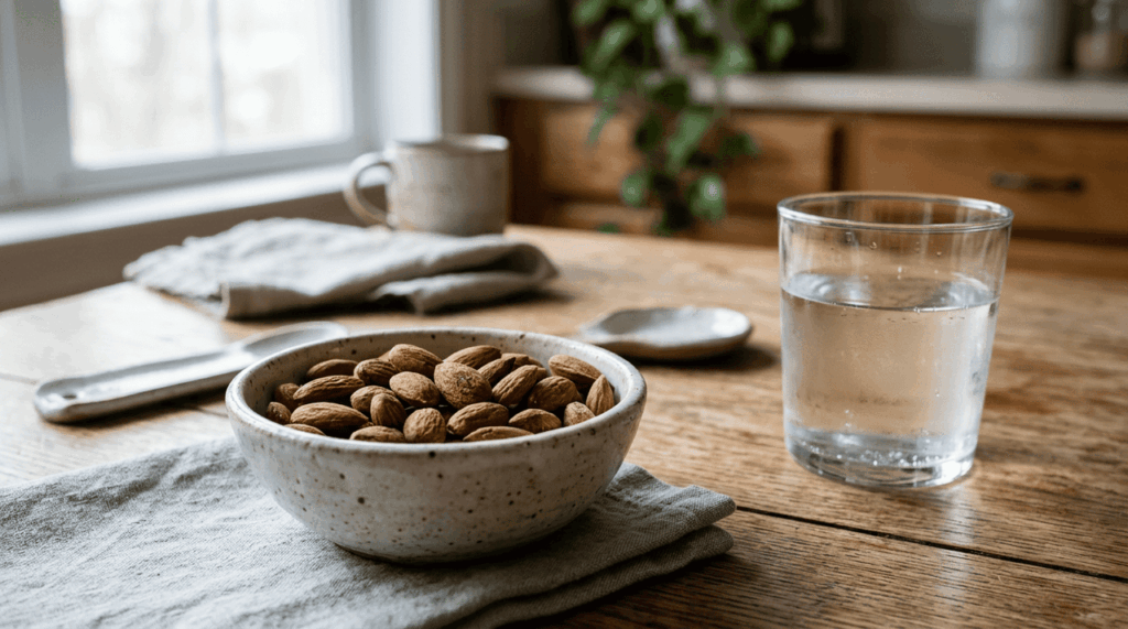 Jejum intermitente: o pequeno segredo das amêndoas que poucos conhecem