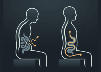 Quais posturas ao sentar comprimem o intestino sem que você sequer perceba?