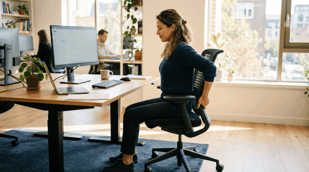 Quais posturas ao sentar comprimem o intestino sem que você sequer perceba?