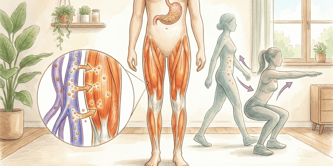 Caminhar após as refeições ou fazer agachamentos: qual reduz mais o açúcar no sangue?