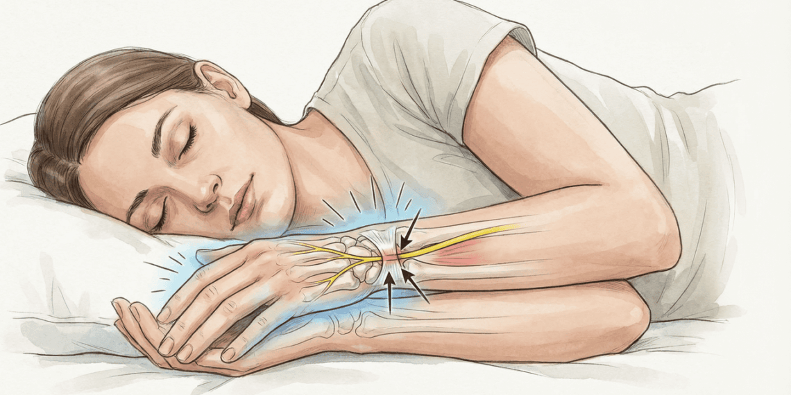 O que é parestesia e por que ocorre dormência nas mãos durante a madrugada?