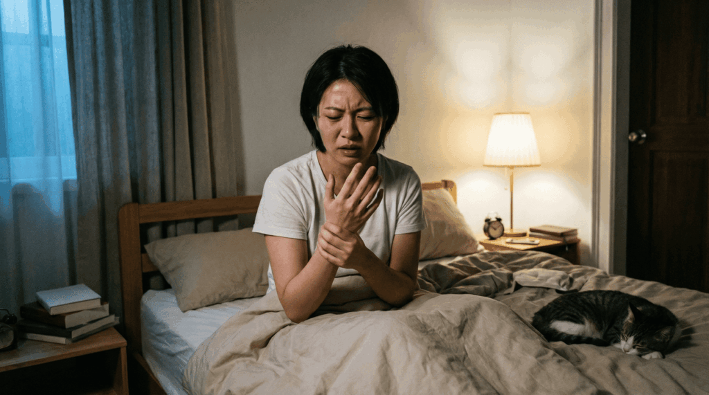 O que é parestesia e por que ocorre dormência nas mãos durante a madrugada?