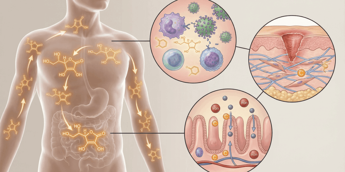 A vitamina que ajuda a prevenir resfriados frequentes e cicatrização lenta: melhora também a absorção de ferro
