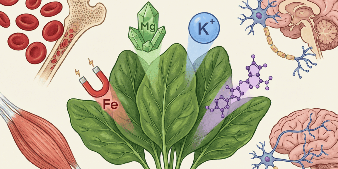A folha verde que ajuda a fortalecer o sangue, os músculos e o sistema nervoso