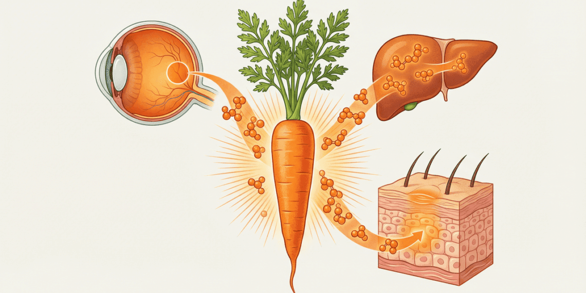 O vegetal que ajuda a proteger a visão, o fígado e a pele