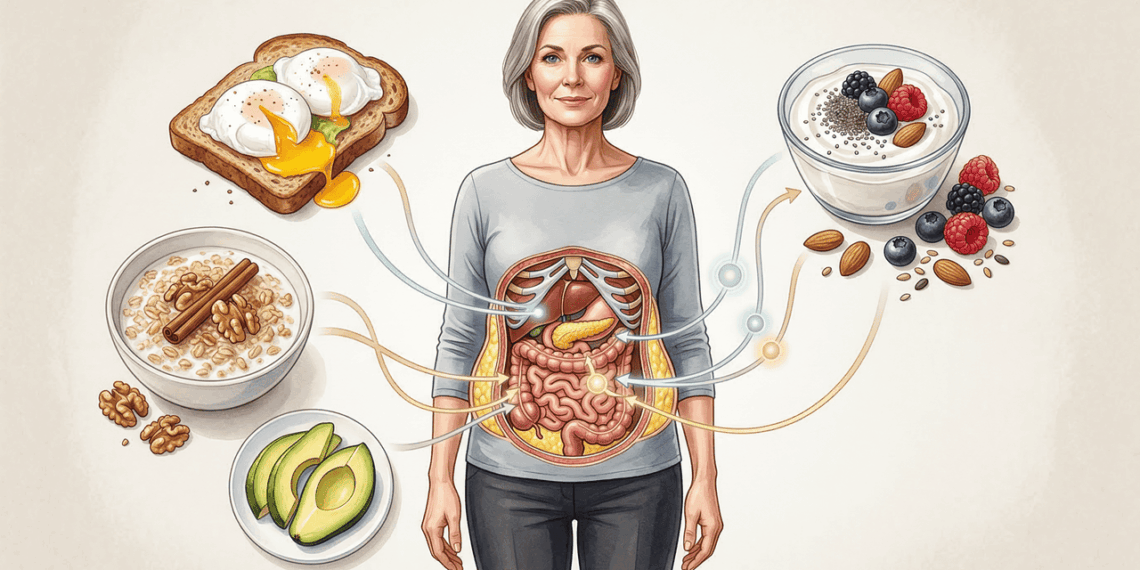7 alimentos para incluir no café da manhã depois dos 50 e reduzir a gordura abdominal