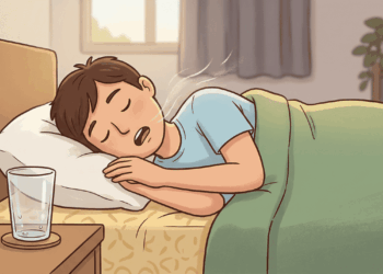 A boca seca ao acordar está de alguma forma ligada a uma função respiratória muito importante