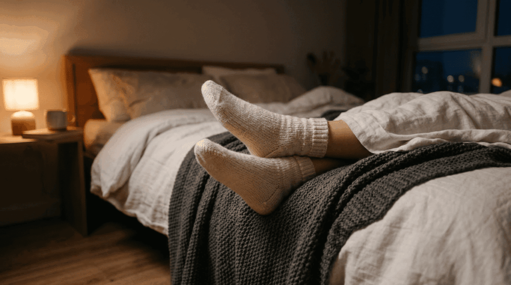 Uma noite sem dormir começa pelos pés: um segredo simples que pode mudar completamente a qualidade do seu sono