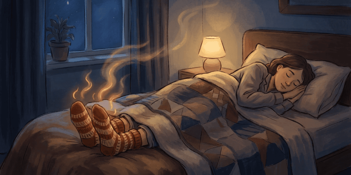 Uma noite sem dormir começa pelos pés: um segredo simples que pode mudar completamente a qualidade do seu sono