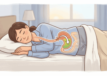 Por que dormir do lado esquerdo pode melhorar visivelmente a digestão à noite