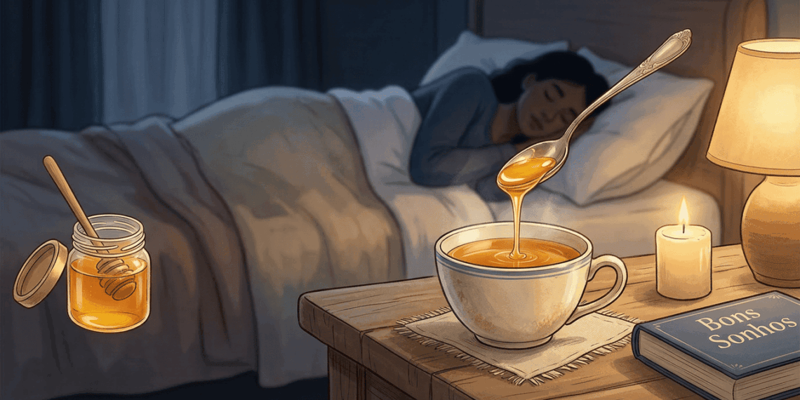 Será que o truque de tomar uma colher de mel antes de dormir realmente funciona?