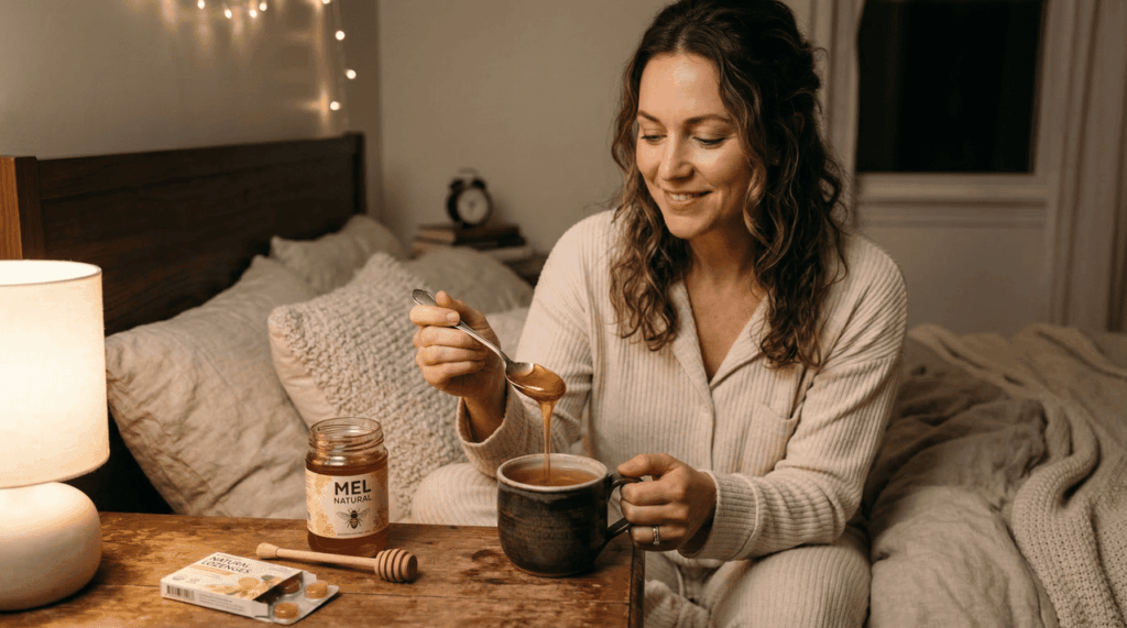 Será que o truque de tomar uma colher de mel antes de dormir realmente funciona?