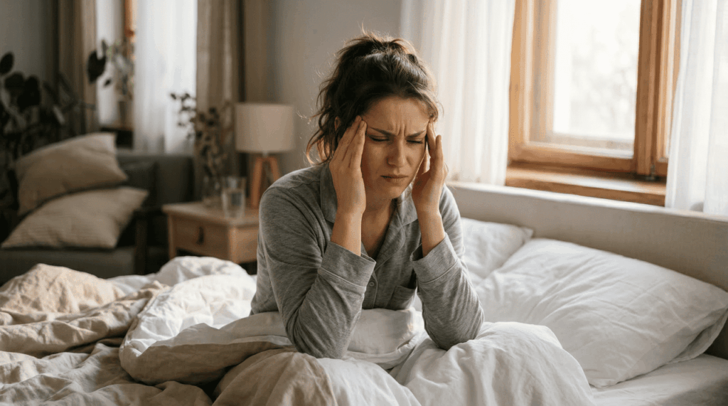 Dor de cabeça ao acordar nem sempre vem do estresse e pode começar na forma de dormir
