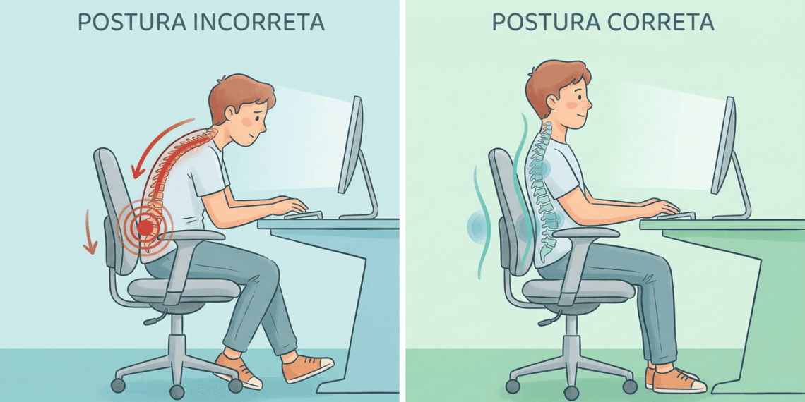 Como sentar corretamente no dia a dia: dicas úteis para evitar dores na lombar
