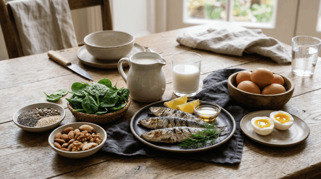 Os três minerais essenciais para fortalecer os ossos depois dos 40 anos