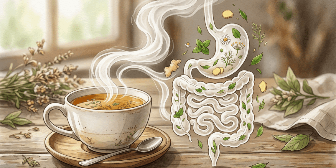 Os seis chás essenciais para melhorar a digestão depois das refeições