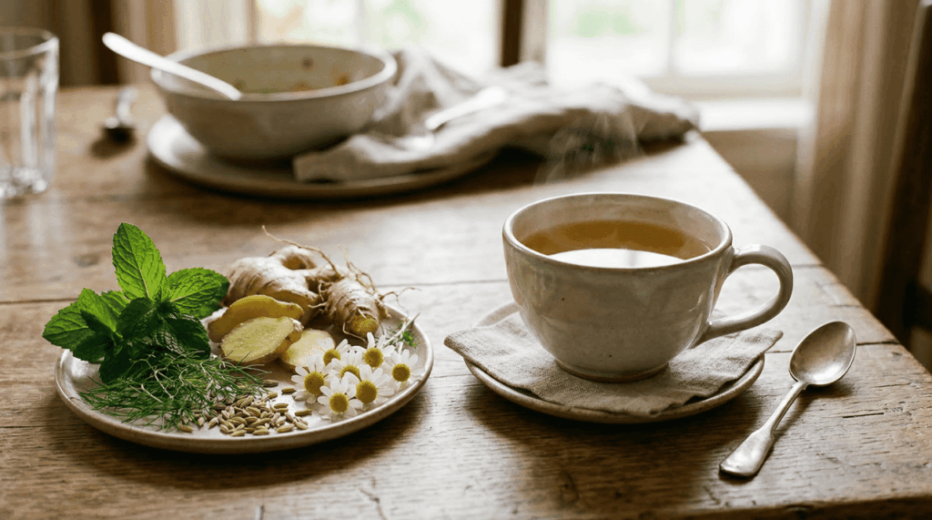 Os seis chás essenciais para melhorar a digestão depois das refeições