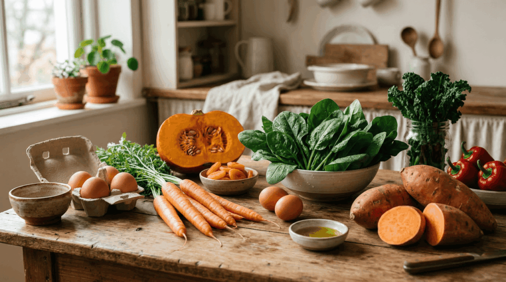 A deficiência de vitamina A pode aparecer bem antes de mexer com a visão