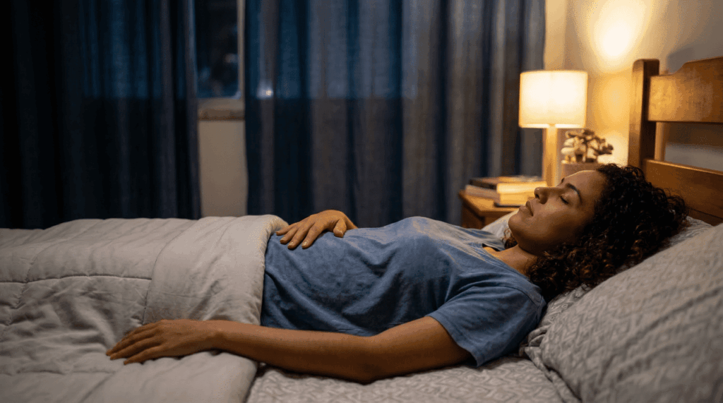 A ansiedade antes de dormir começa pela respiração: um segredo simples que pode mudar completamente a forma como você relaxa