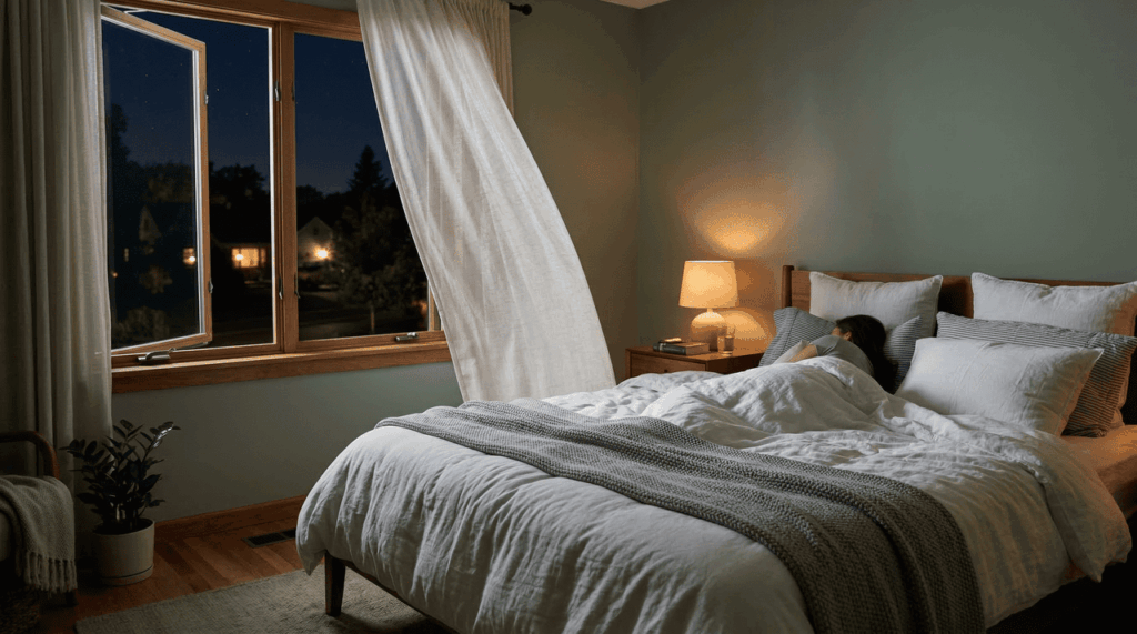 Janela aberta ou fechada? Como a circulação de ar impacta o ronco e a apneia