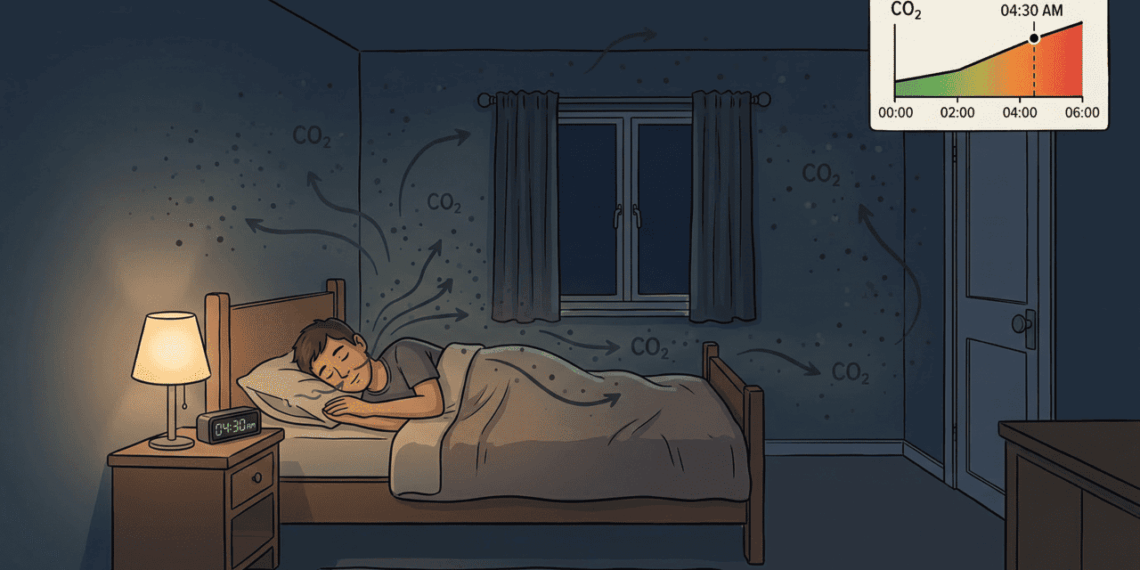 Acordar cansado mesmo após 8 horas às vezes começa com o ar que você respira