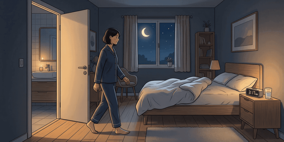 Esse truque com a água à noite costuma ajudar quem acorda para urinar