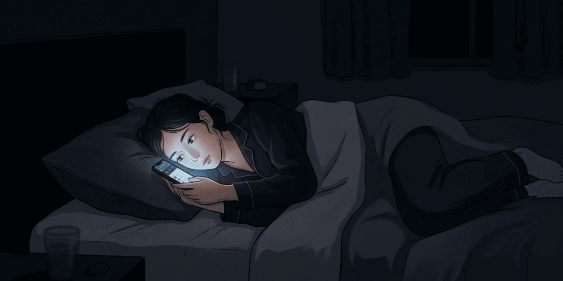 Celular no escuro à noite pode jogar contra a proteção que seus olhos tentam manter