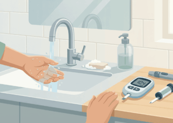 Como medir a glicemia em casa corretamente e por que a higienização do dedo é fundamental