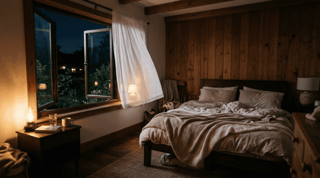 Dormir com o quarto todo fechado pode fazer o oposto do que muita gente imagina