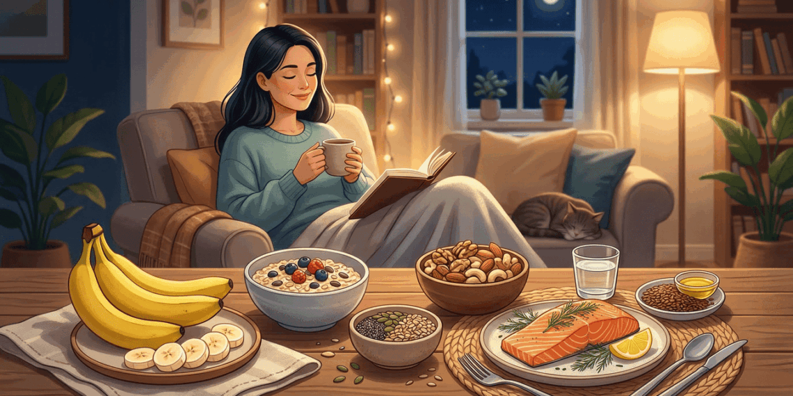 Alimentos que regulam o sono e reduzem a ansiedade na menopausa