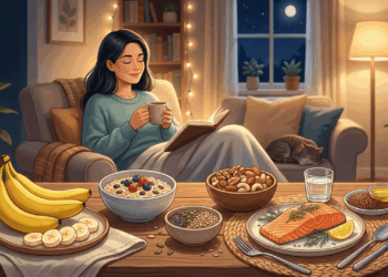 Alimentos que regulam o sono e reduzem a ansiedade na menopausa