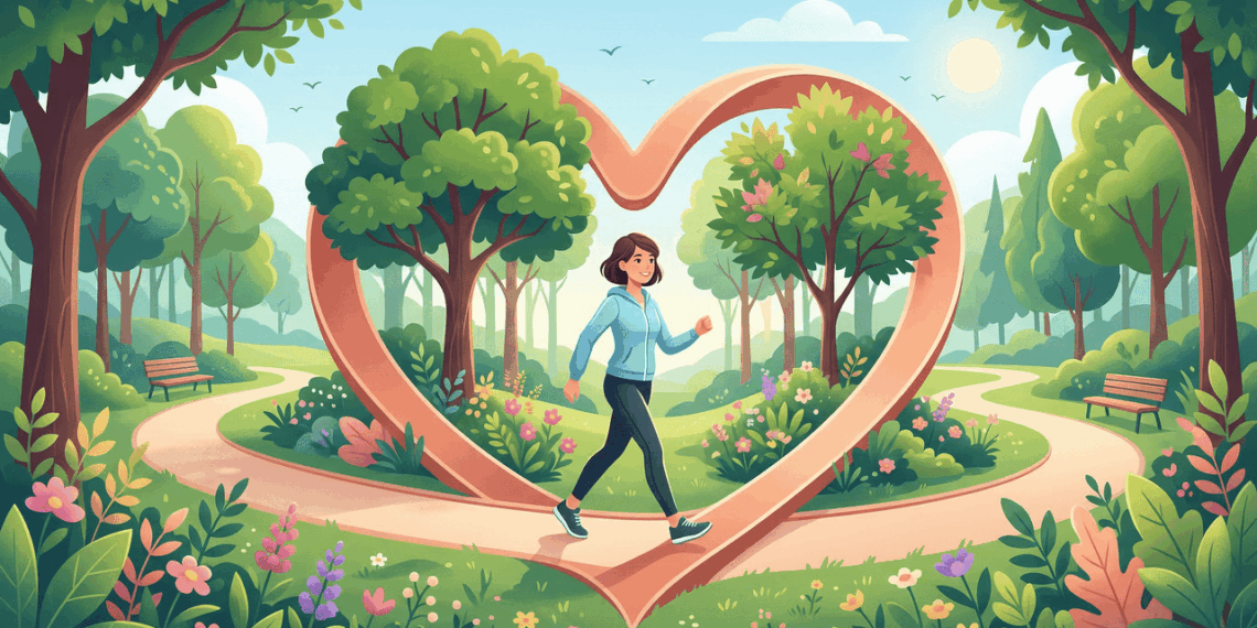 Caminhar realmente faz bem ao coração?