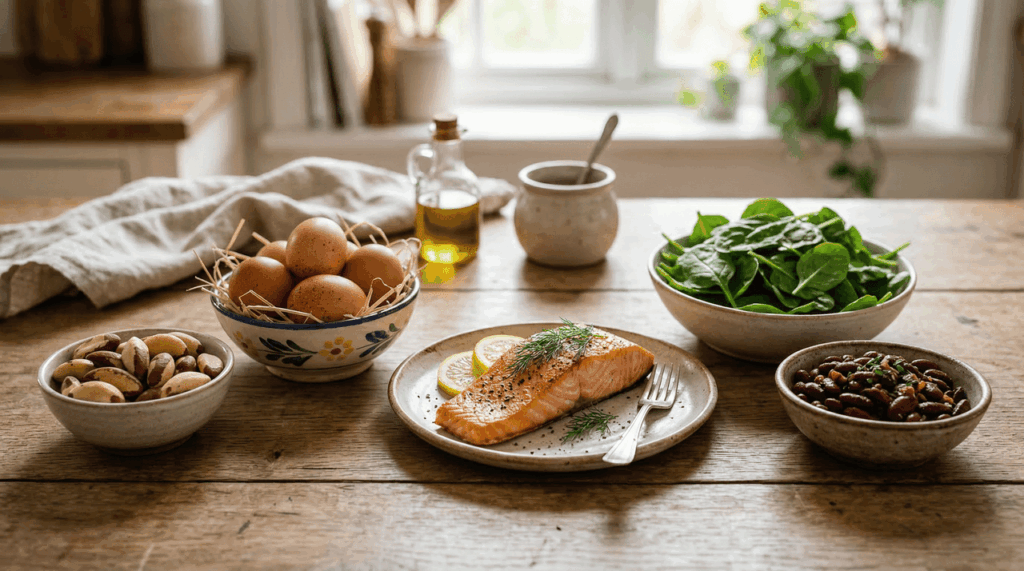 7 alimentos comuns para o cuidado diário da tireoide