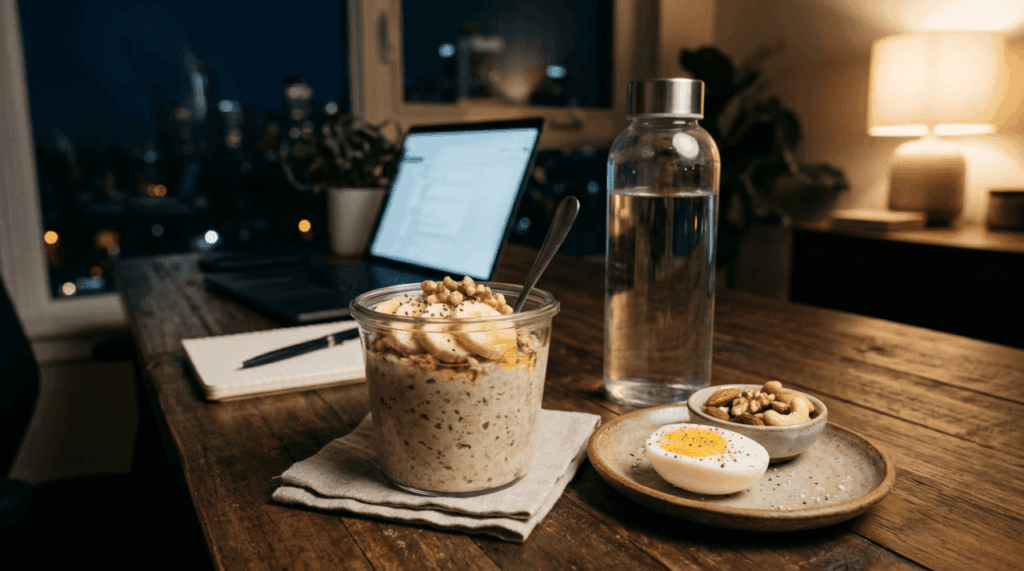 Alimentos que aumentam a energia e combatem o cansaço de quem trabalha à noite